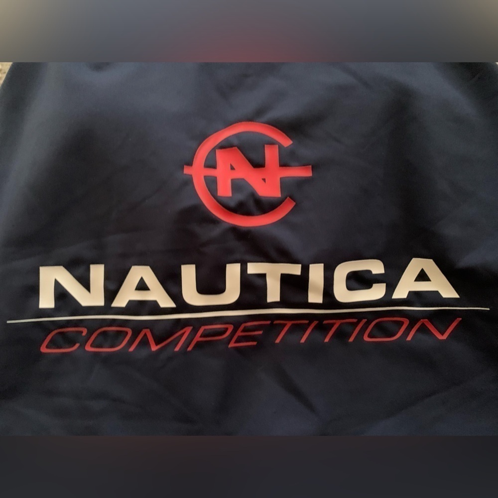 NWT Women's Nautica Competition Crop Top w / Built In Bra - Picture 3 of 10